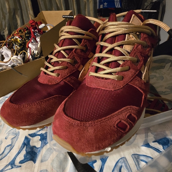ACICS GEL-LYTE 3  RED SUEDE - Picture 6 of 14